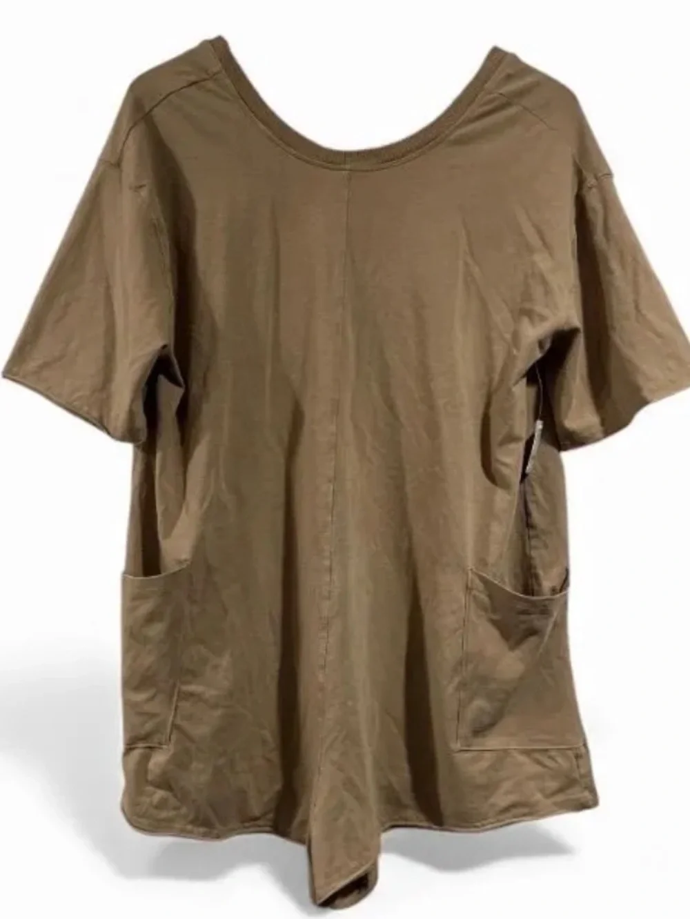 Free People hot shot romper Tan Off-Shoulder Swim Cover-Up NEW small